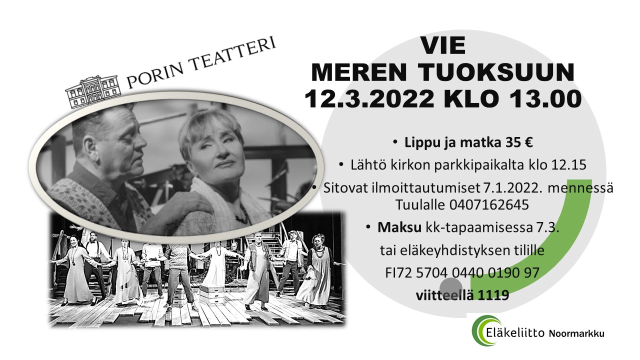 vie meren tuoksuun