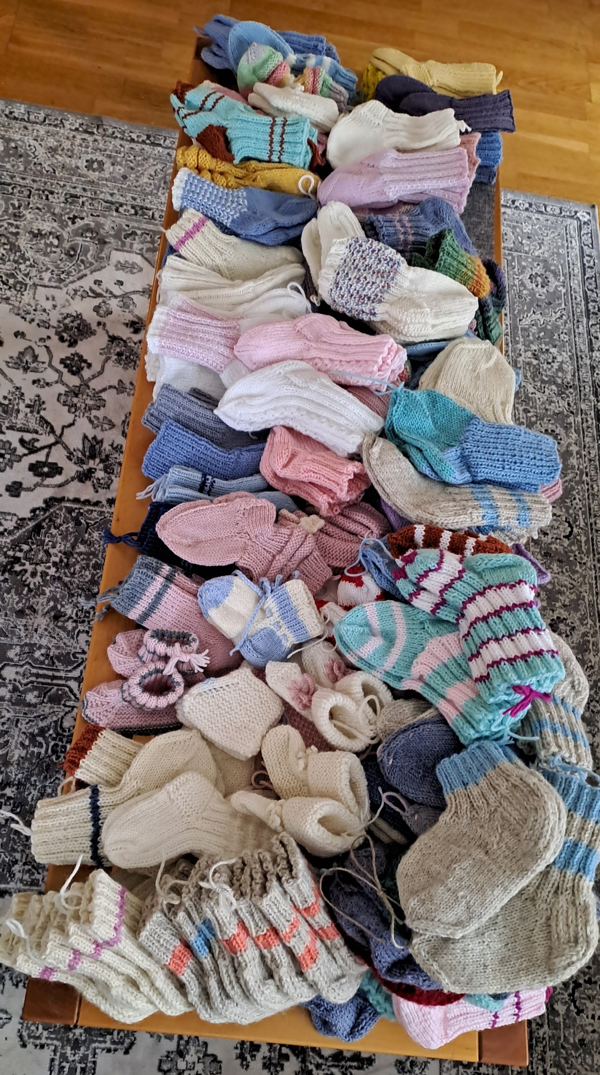 Vauvoille sukkia