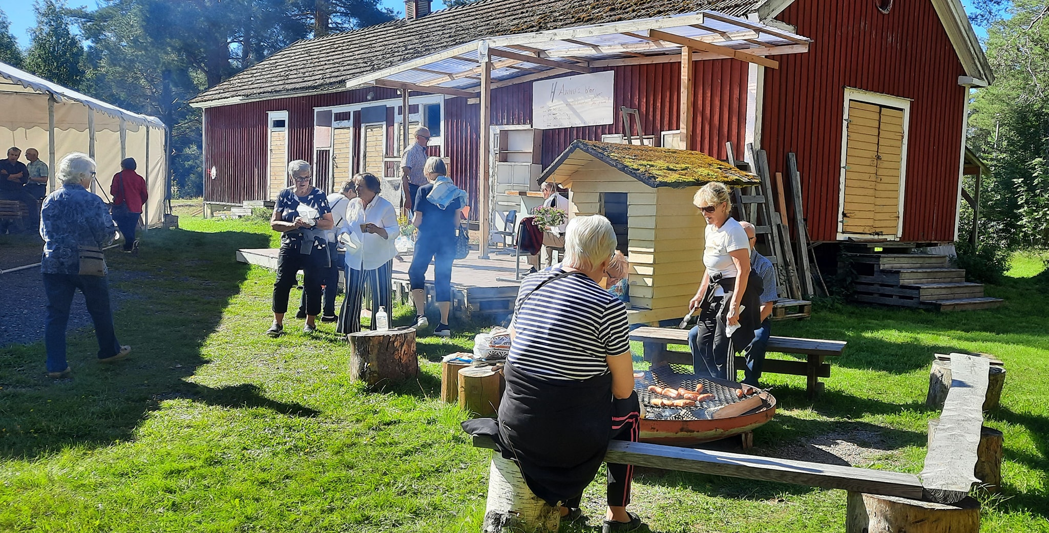 Kiiminki makkaranpaistoa Hannuksessa
