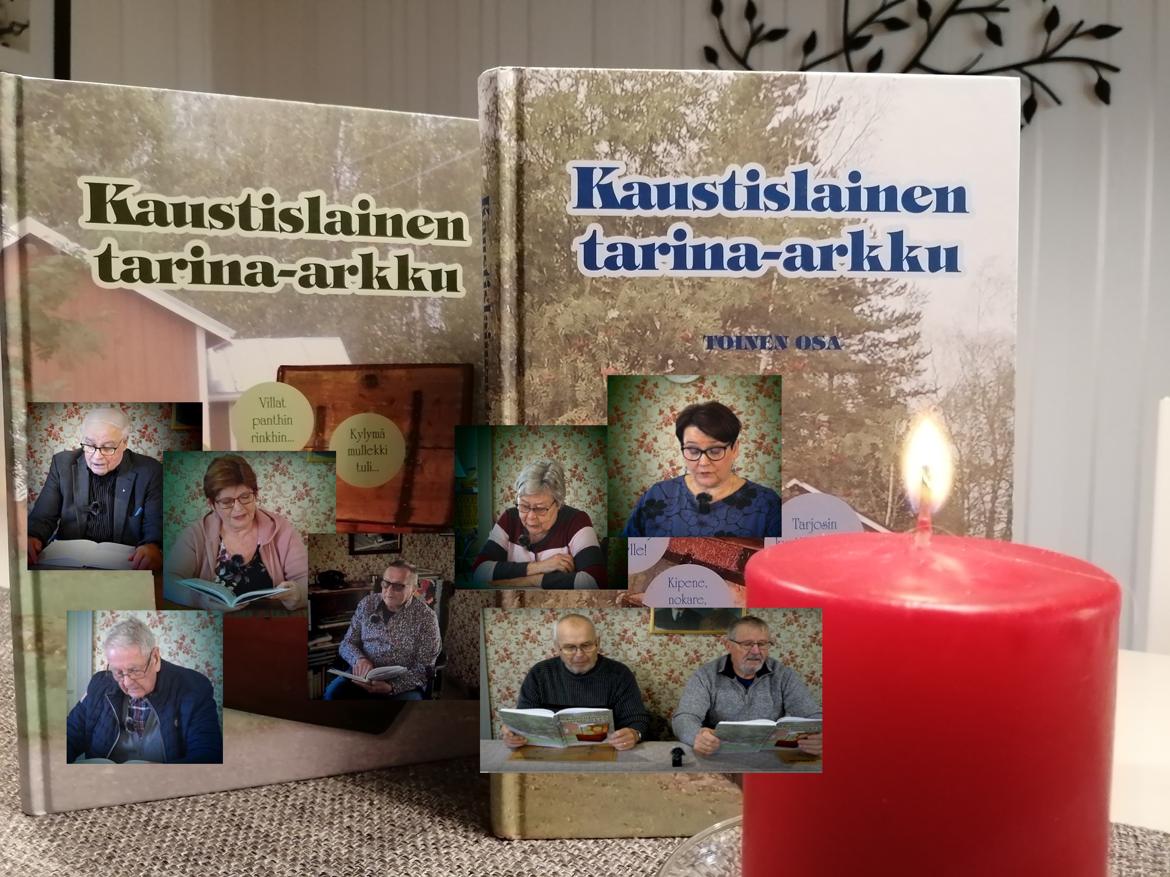 kirjoja kuvassa