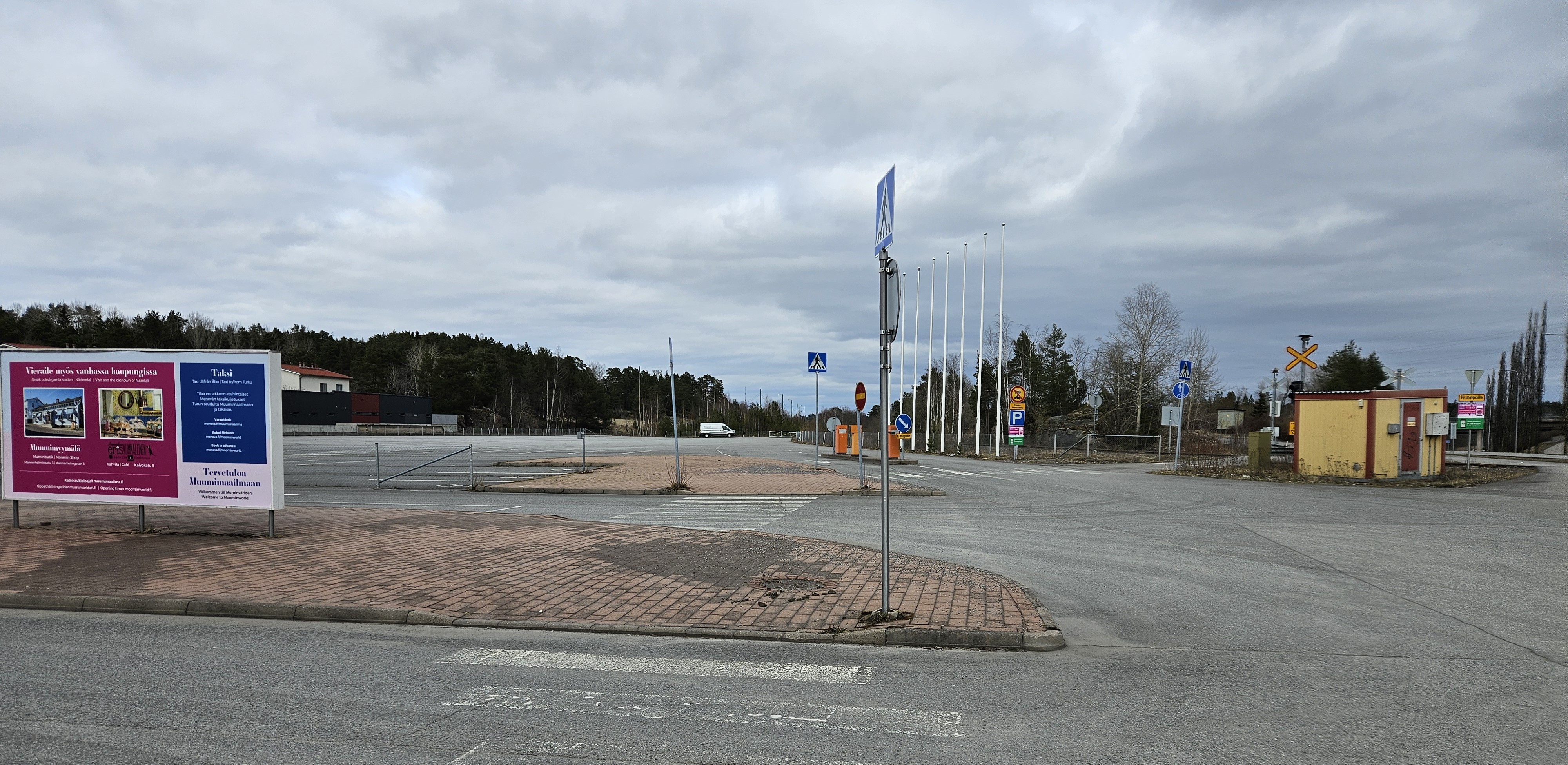 Muumimaailman parkkipaikka