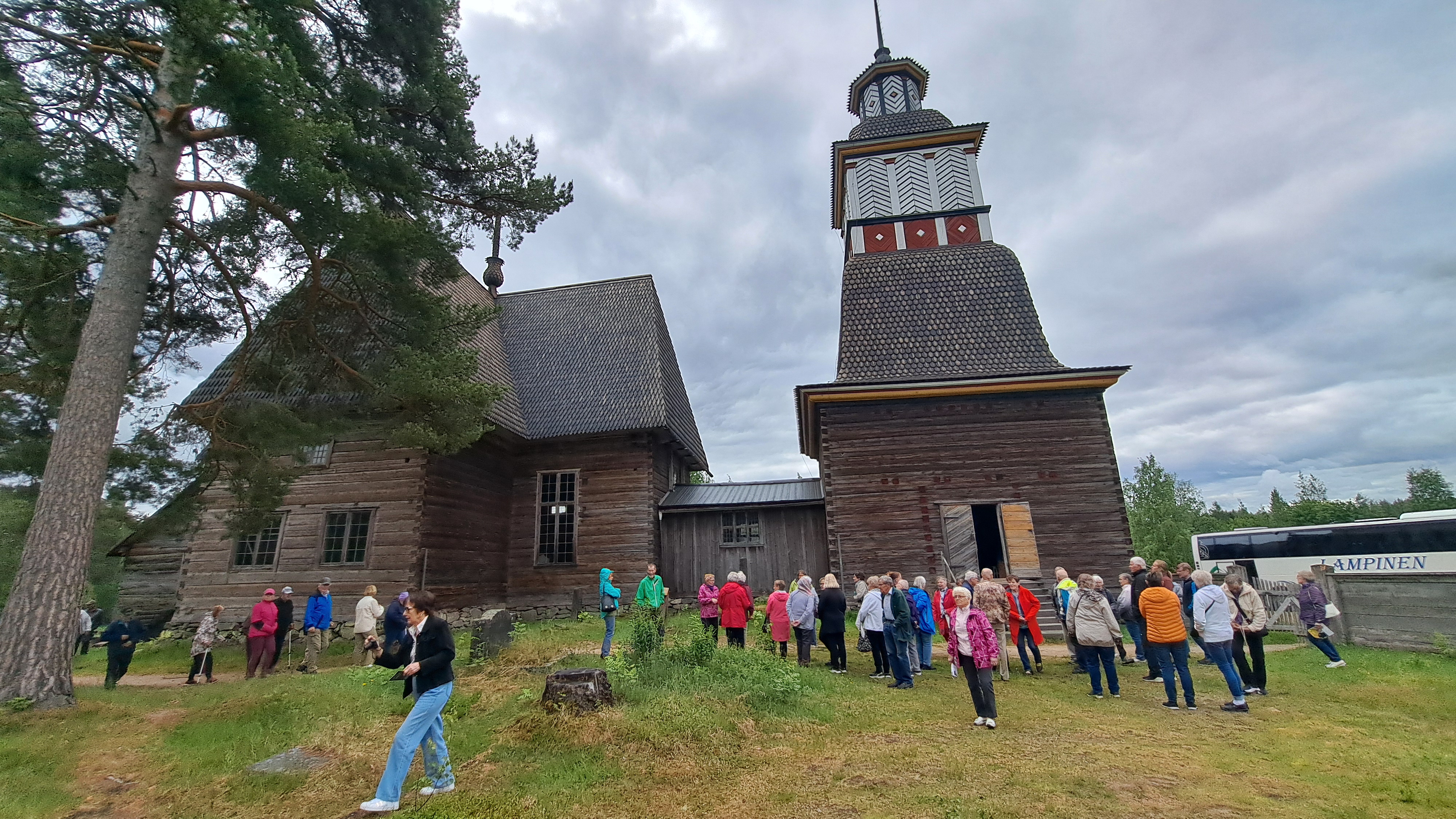 Petäjäveden vanha kirkko oli toisena kohteena