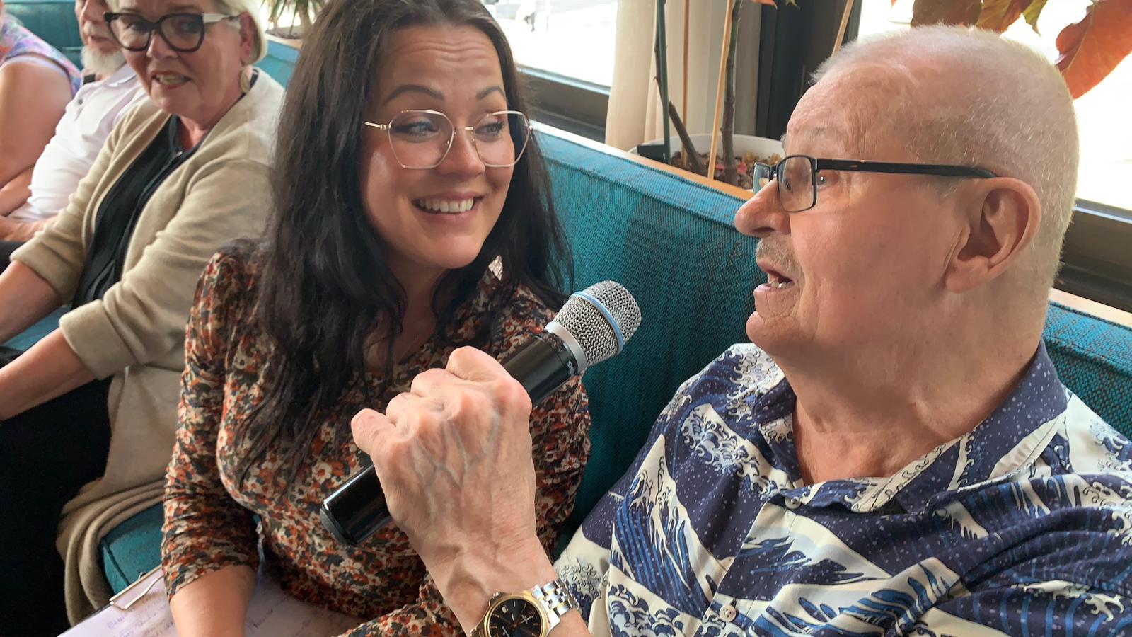 Karaoken taitaja äänessä.