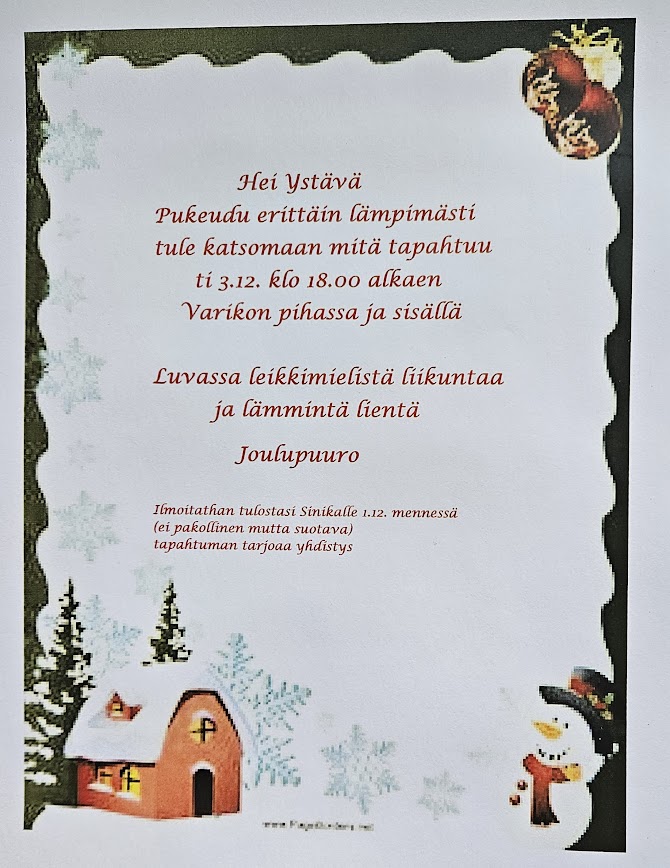 Ylöjärvi joulupuuro