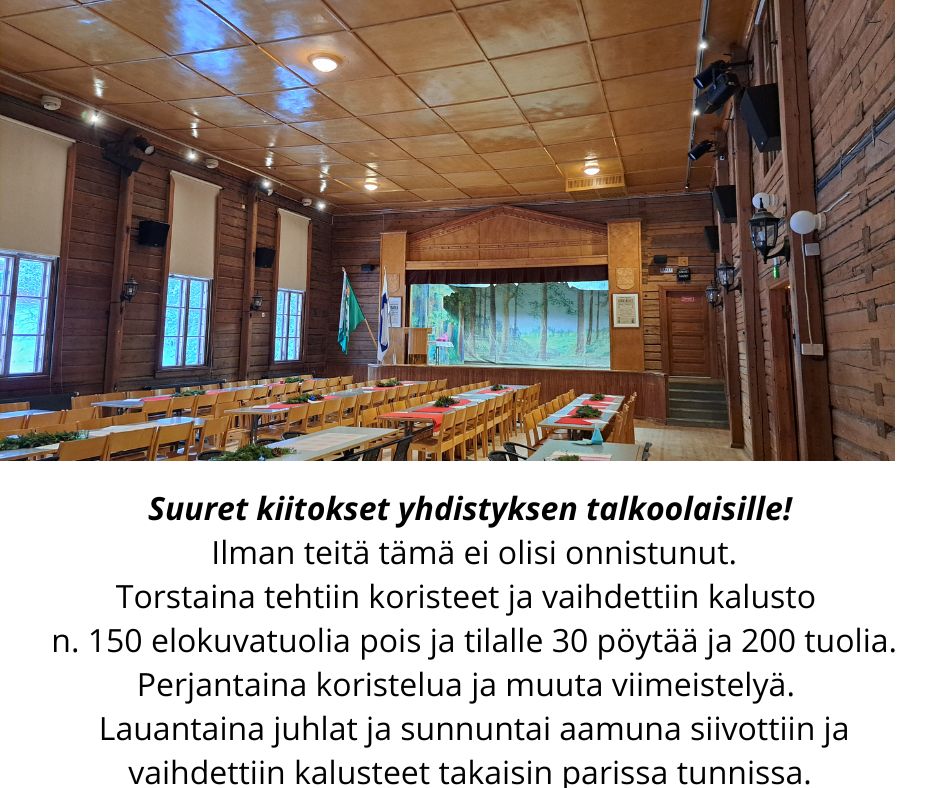 Talkoo ryhmälle isot kiitokset!