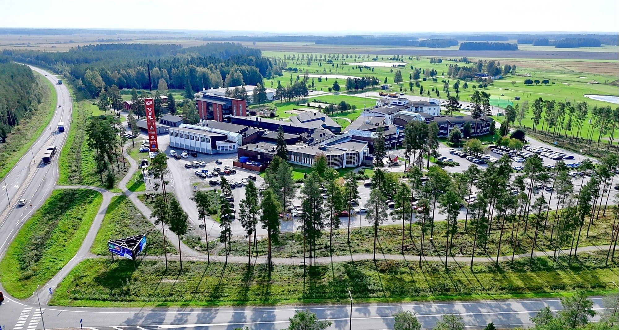 Kestilä Härmän kylpylä ilmakuva