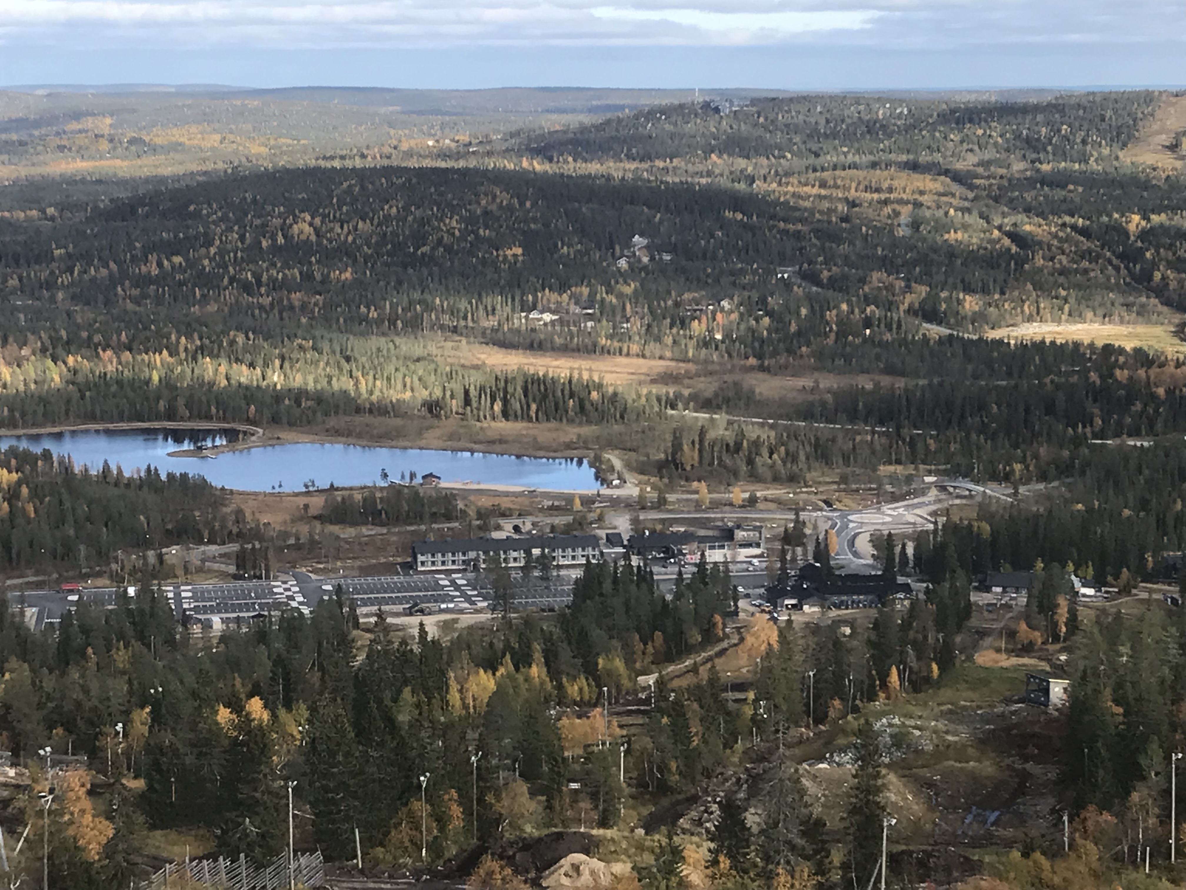 Näkymä tunturin päältä