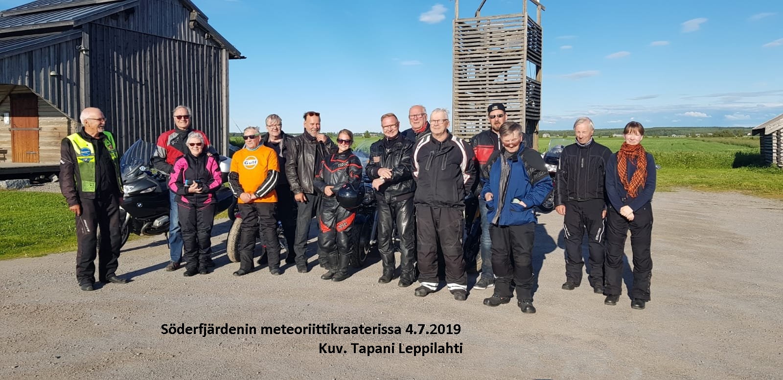 Eteläpohjalaiset motoristit matkalla Sundomin kraaterissa 4.7.2019