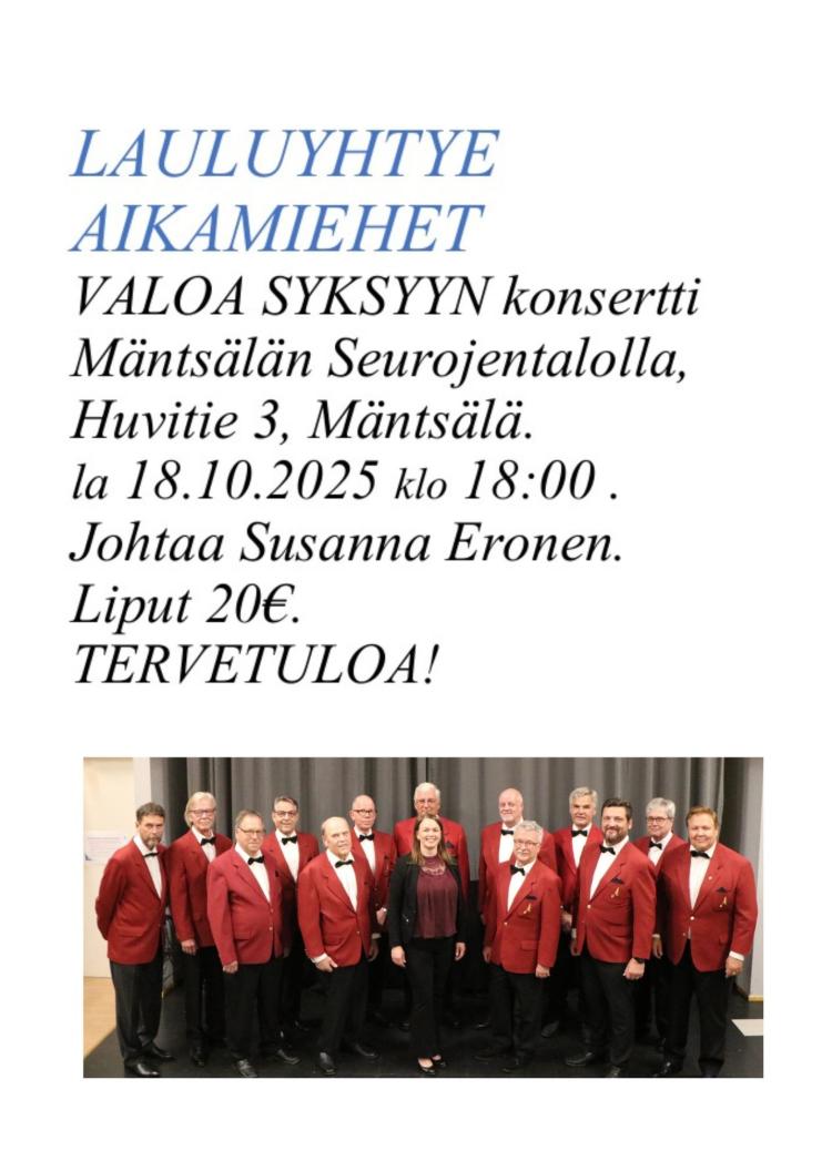 Lauluhtye Aikamiehet kuva