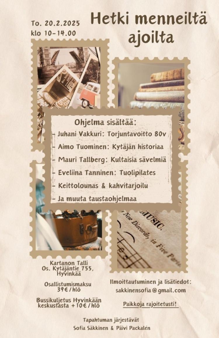 Tapahtuma Kytäjällä