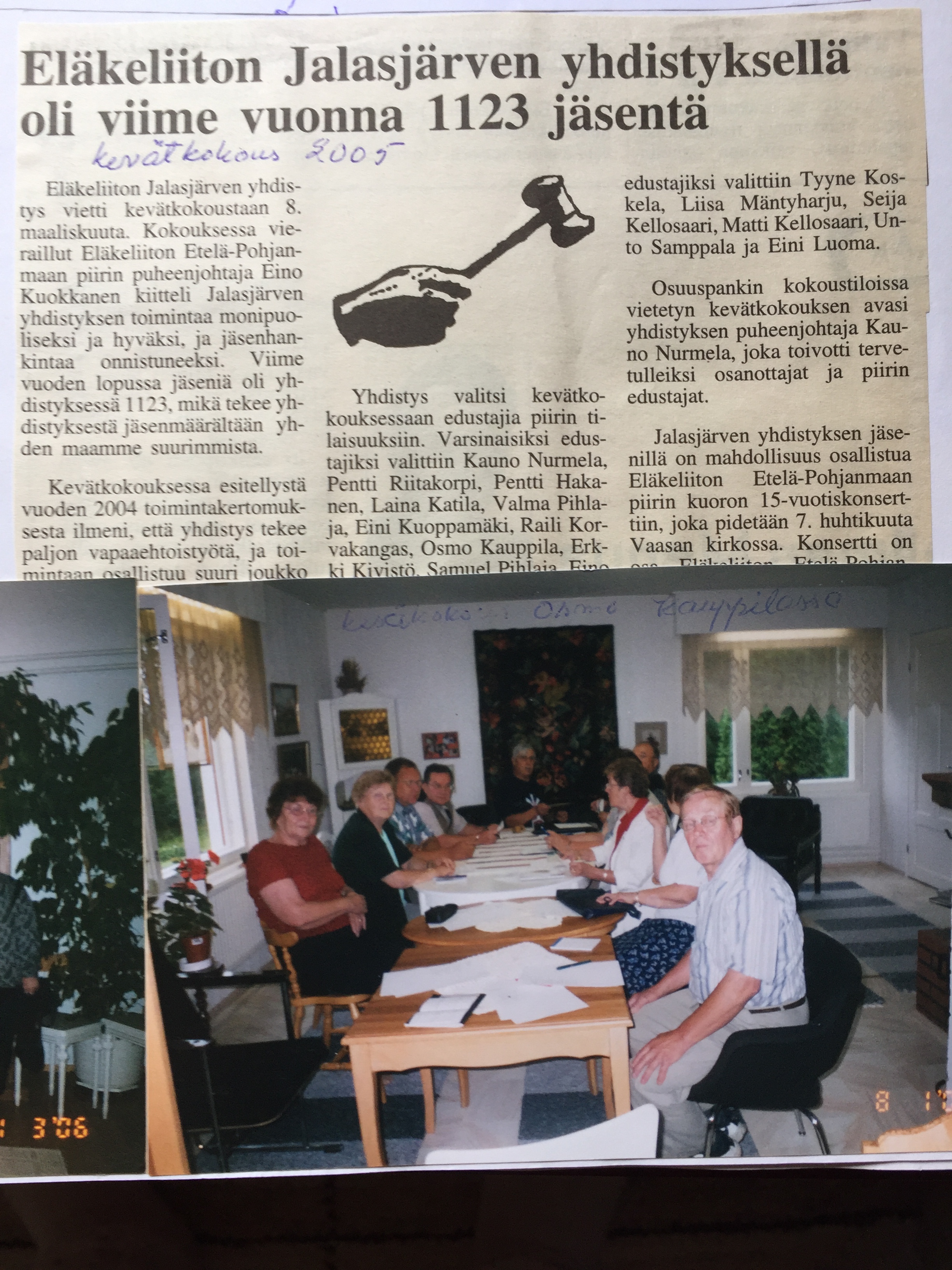 Kevätkokous 2005 lehtileike