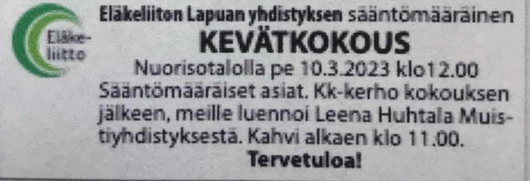 Ilmoitus