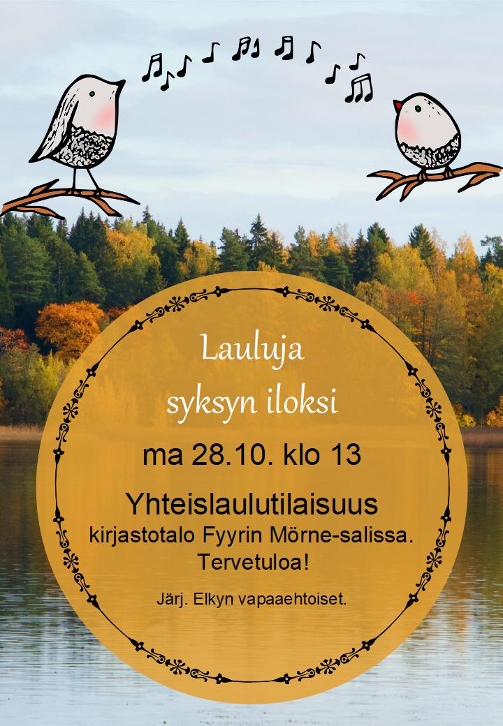 Yhteislaulua syksyn iloksi