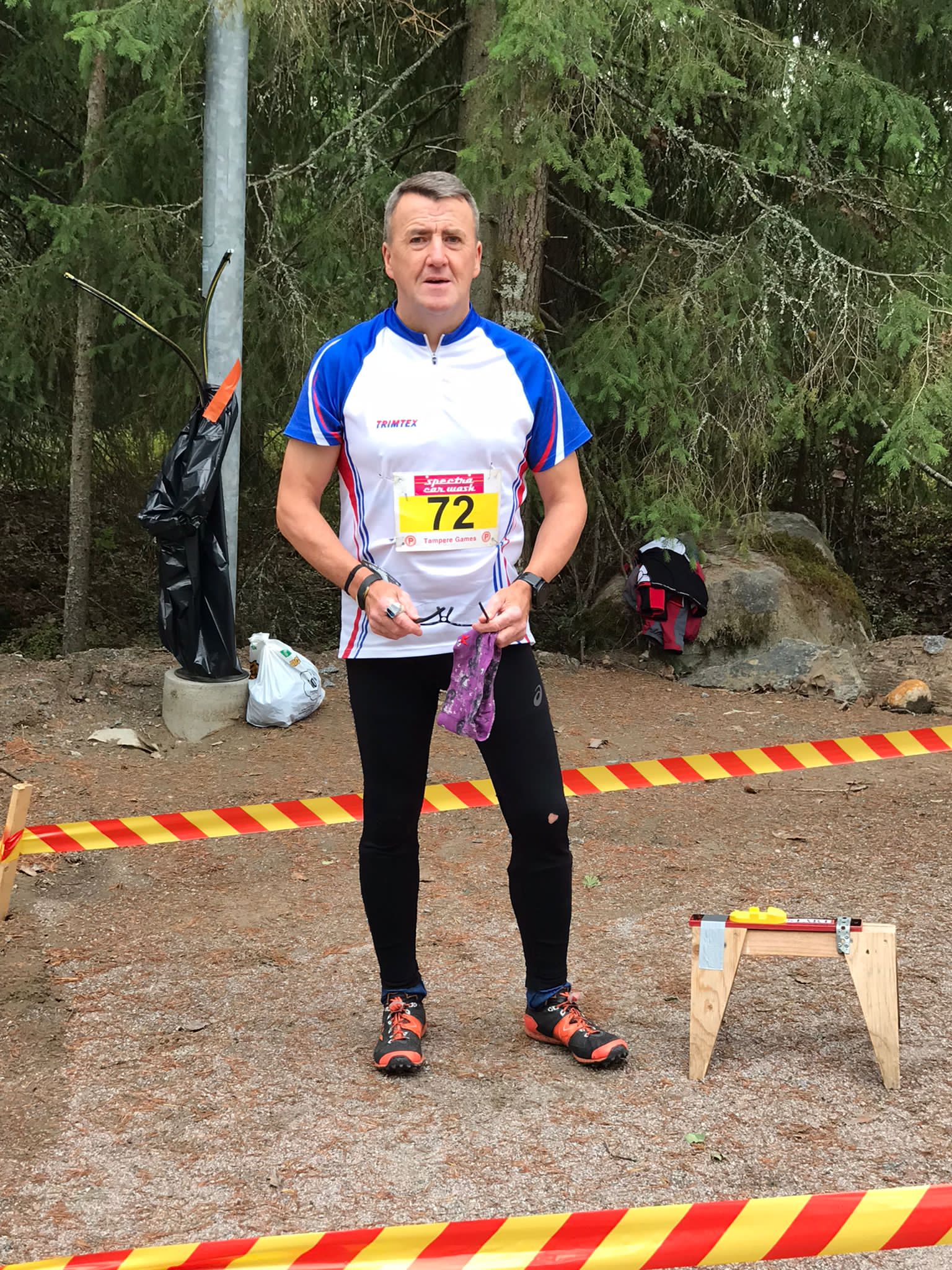 Suunnistuksessa Jukka Virnala