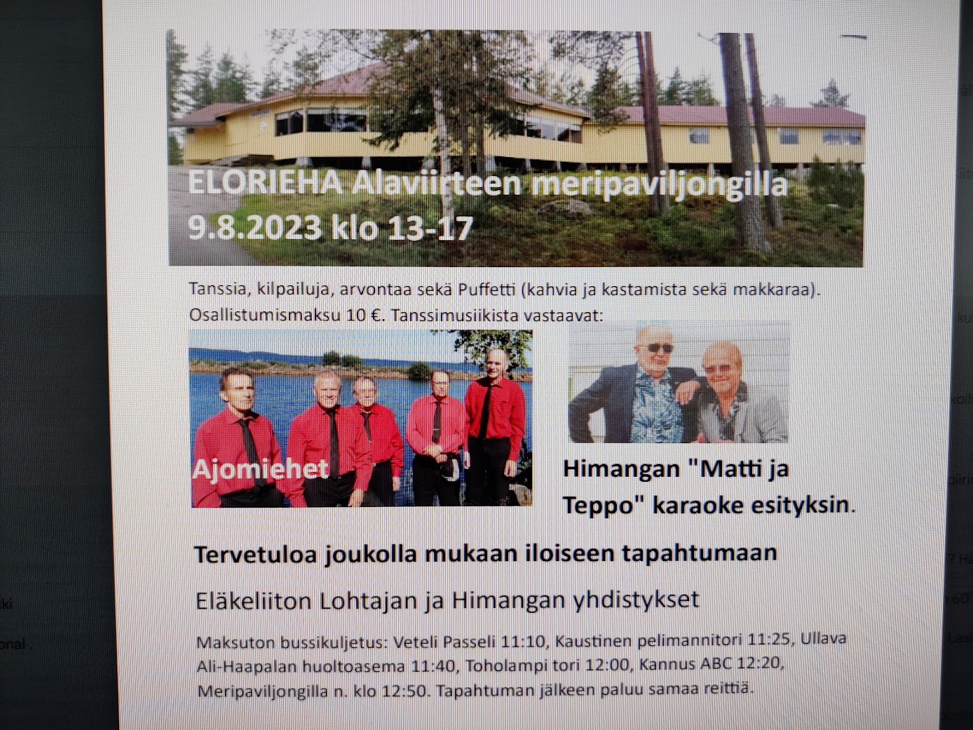 tapahtuma esite