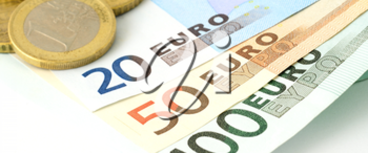 Euron seteleitä ja kolikkoja
