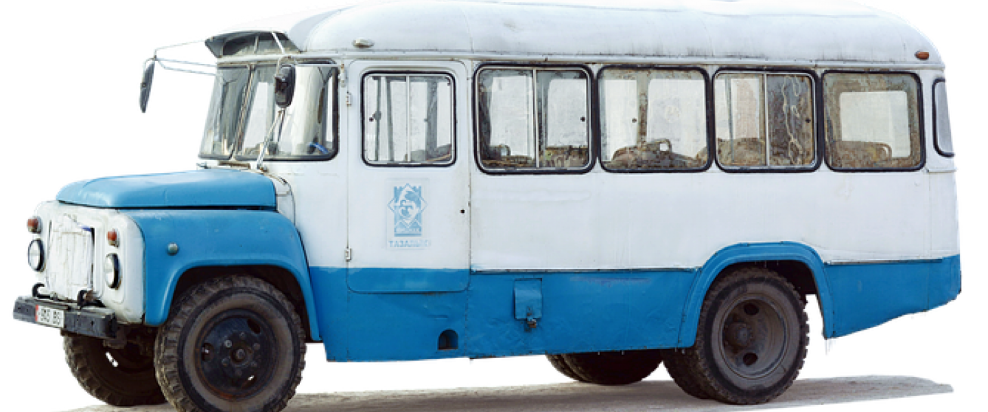 sininen bussi