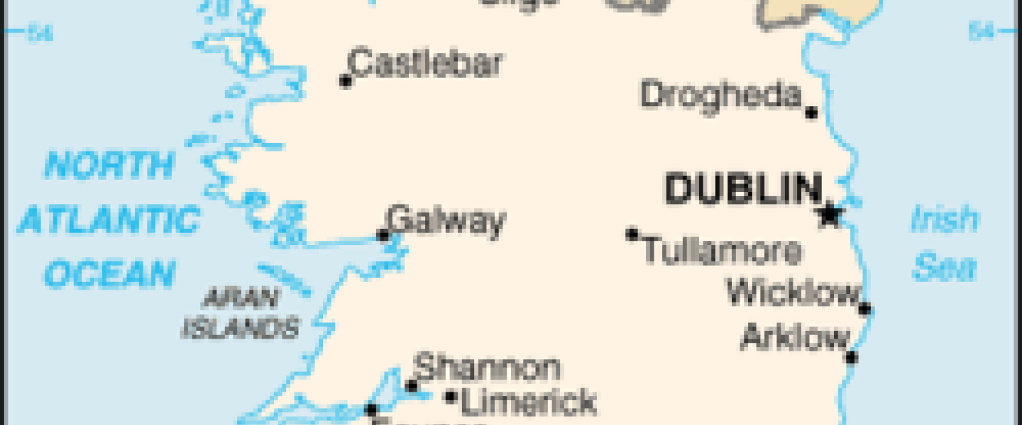 Irlannin kartta