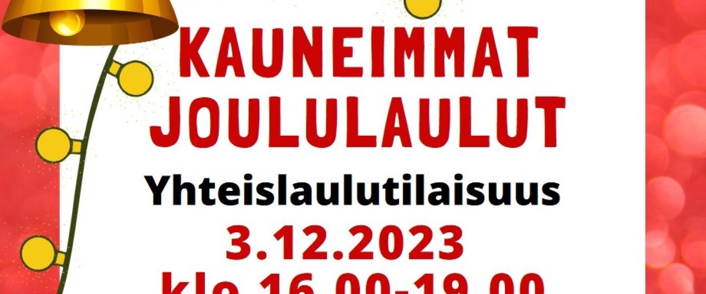 Kauneimmat joululaulut kutsu