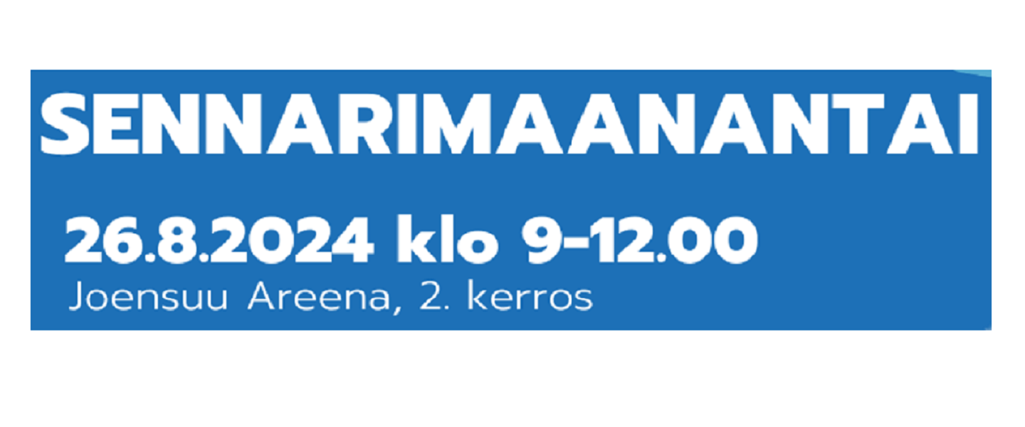 Sennarimaanantai 26.8.2024 klo 9-12