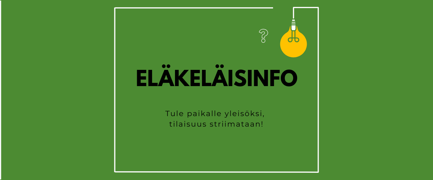 Eläkeläisinfo Trion pohjakerroksessa