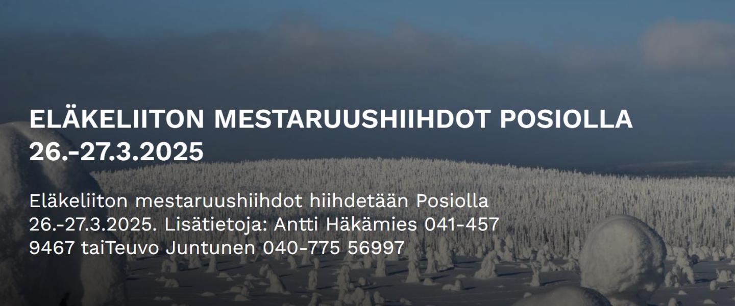 EläkeliittoHiihtomestaruus2025