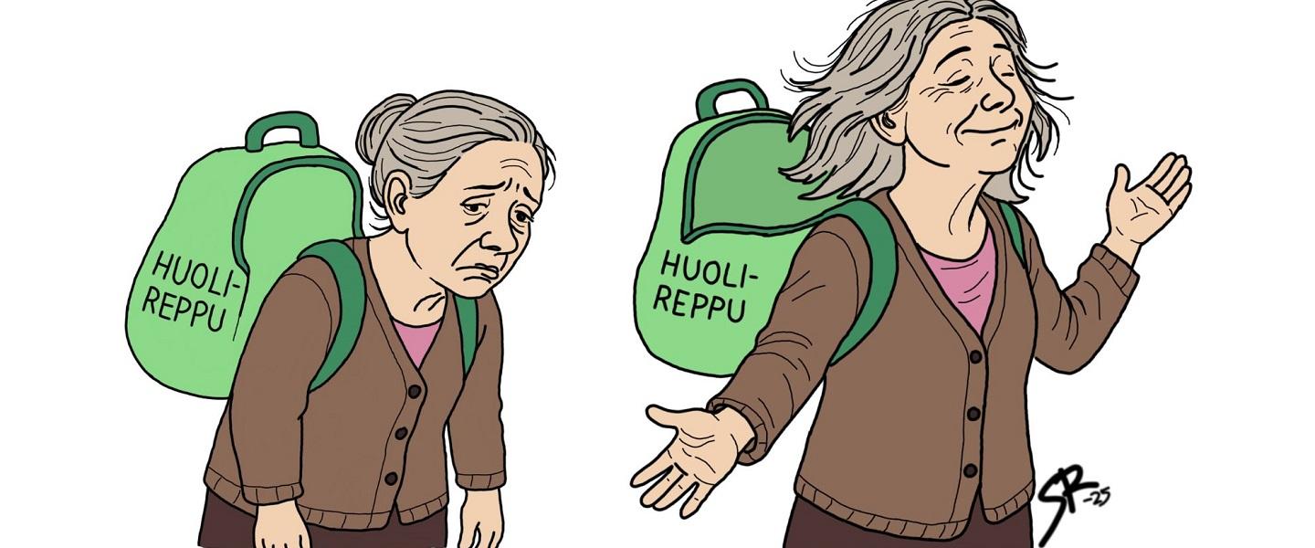 keventynyt reppu
