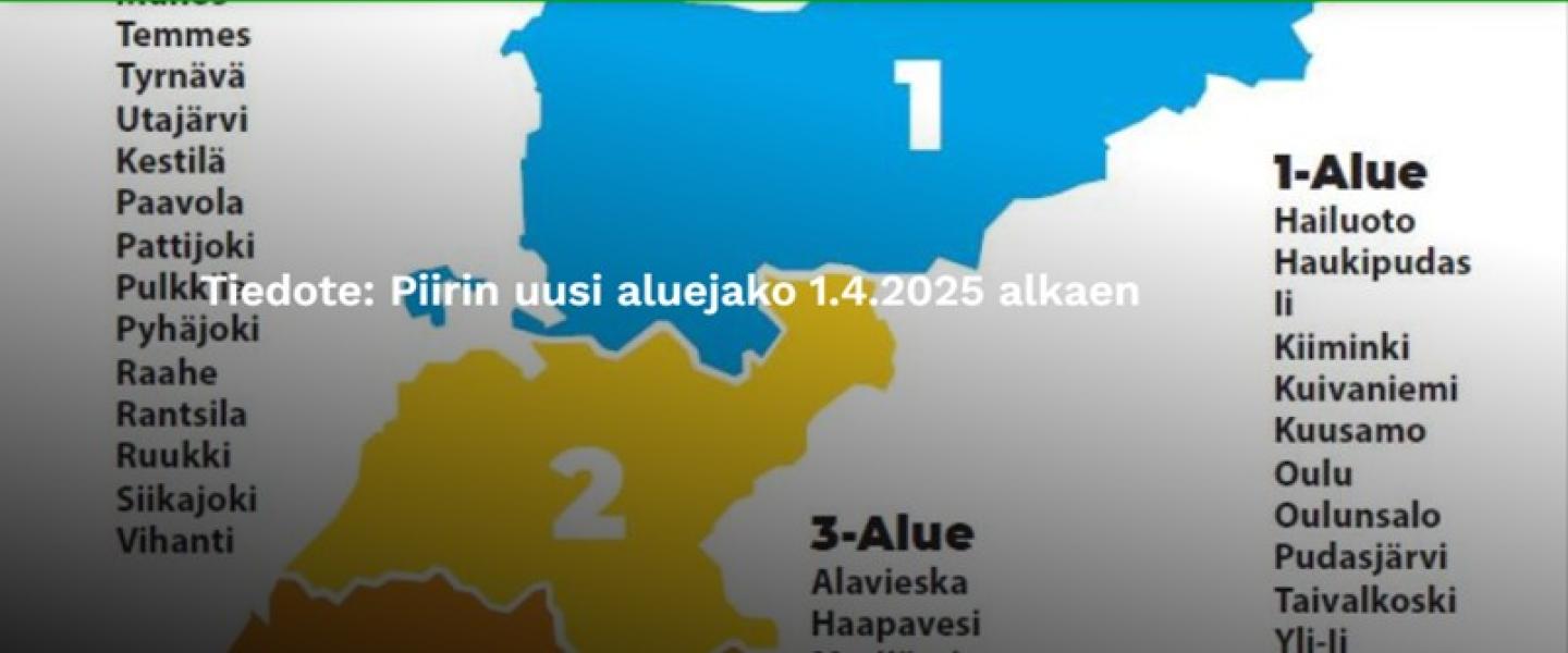 Kuva uusista alueista