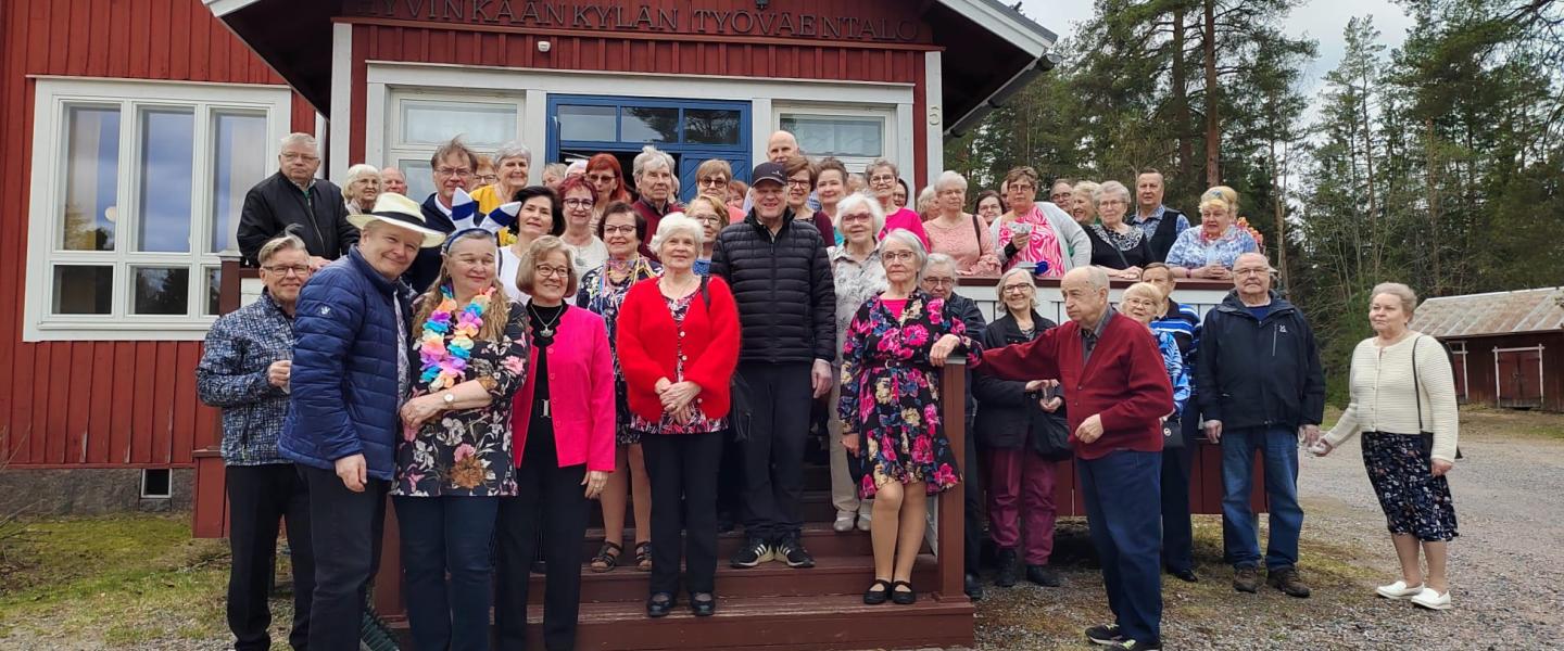 Vappuaaton viettäjät