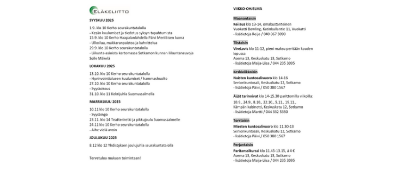 Toimintaesite syksy 2025