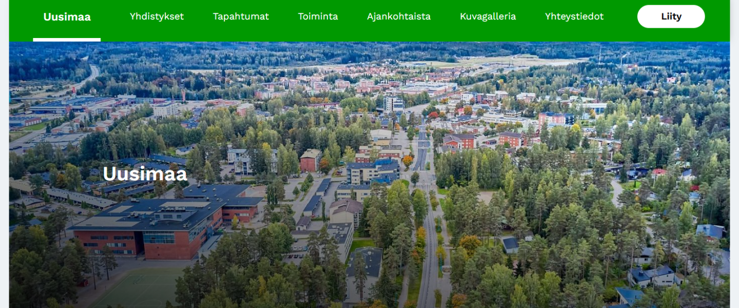 Uusimaa pääsivu