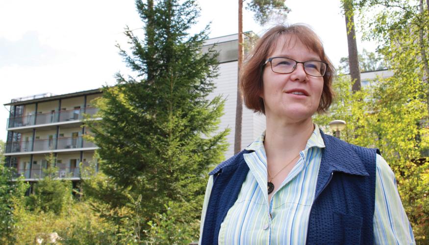 Lehmirannan lomakeskuksen johtaja Tanja Bergroth
