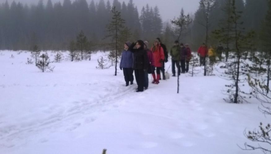 Ulkoilua kevätkelissä