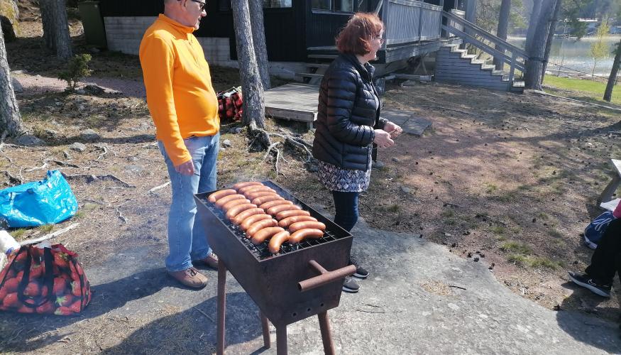 Jäsentapaaminen Mansikkakarilla