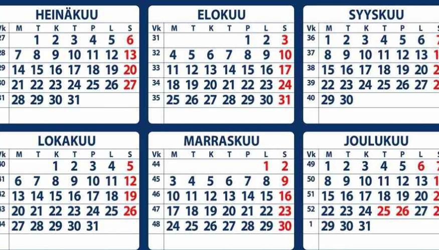 syksyn kalenteri